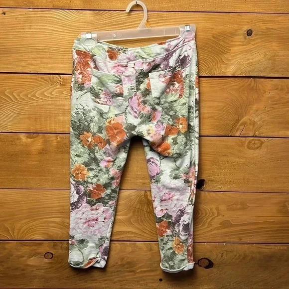WOMENS SATURDAY SUNDAY LEGGINGS BY ANTHROPOLOGY XS‎ FLORAL BOHO COTTAGECORE - Picture 2 of 8